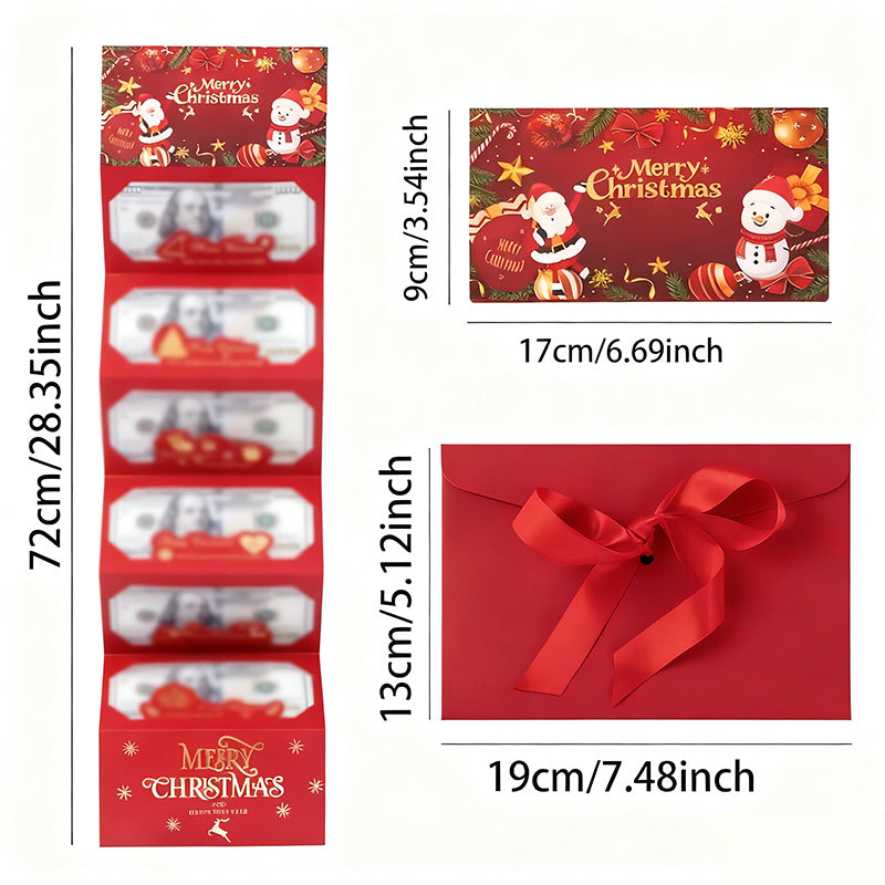 🎁🔥Wczesna wyprzedaż świąteczna ✉️Świąteczna koperta na gotówkę🎅🎄