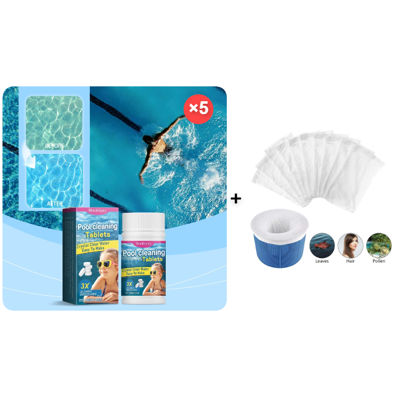 🏊♂️ Tabletki do czyszczenia basenu dla krystalicznie czystej wody – Wrzuć, rozpuść, zanurkuj! 🌊✨