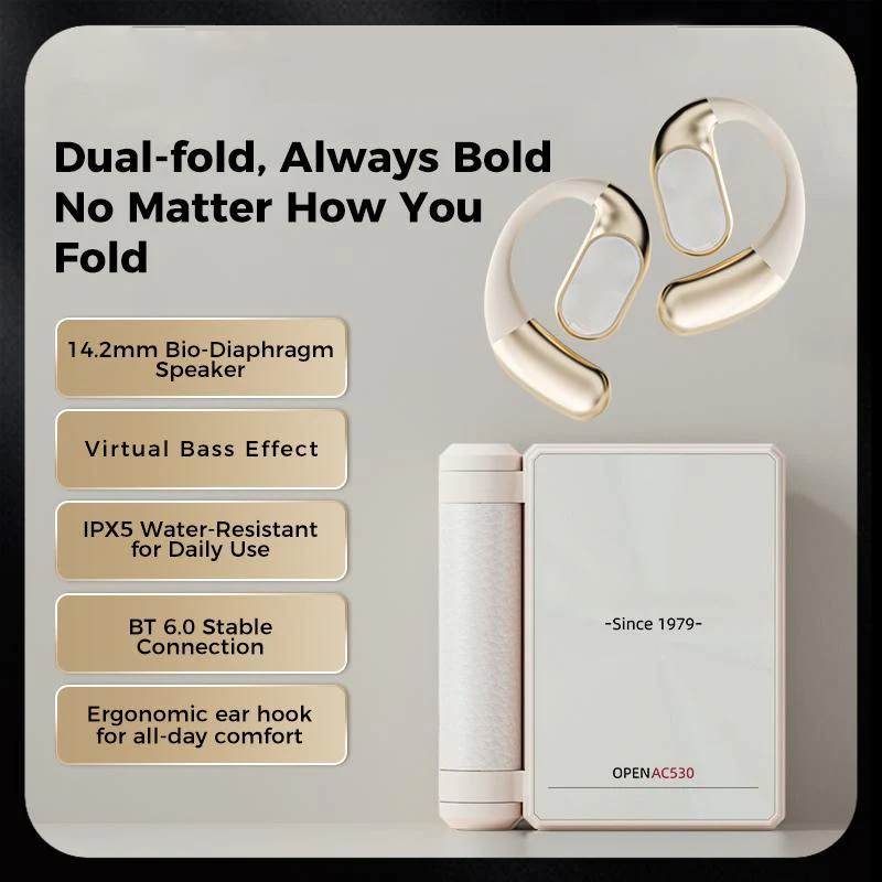 ✨ 50% TANIEJ - OFERTA LIMITOWANA! 🎧 Bezprzewodowe słuchawki Bluetooth 6.0 z redukcją szumów, 145H pracy i wodoszczelnością IPX5