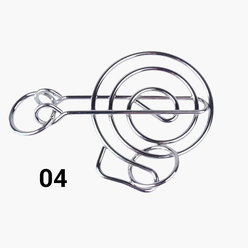 🧠Metalowe łamigłówki z drutu – edukacyjne i rozrywkowe