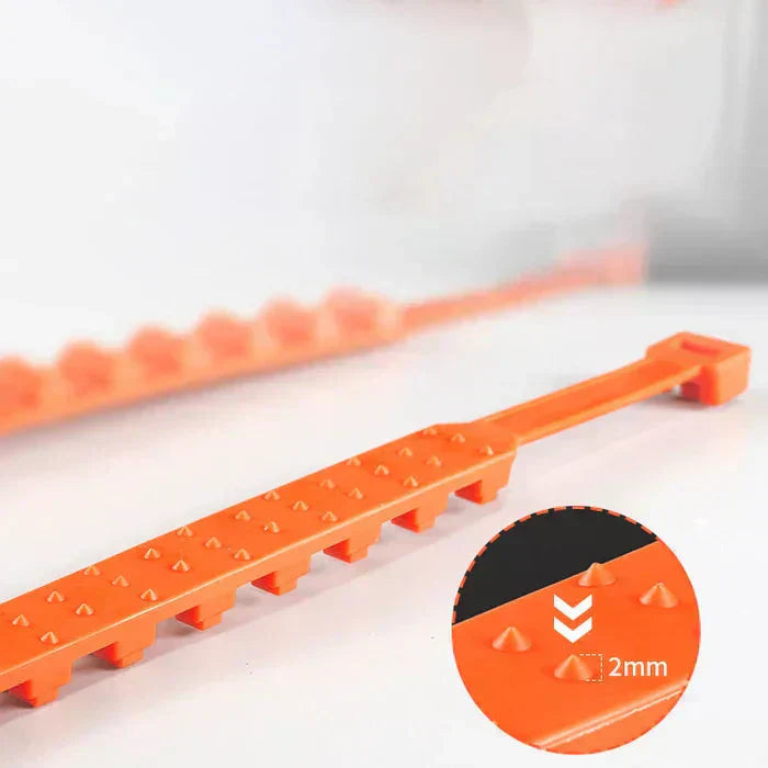 🔥Gorąca wyprzedaż zimowa PRE 2025🔥Uniwersalne, wielokrotnego użytku, antypoślizgowe nylonowe łańcuchy na opony