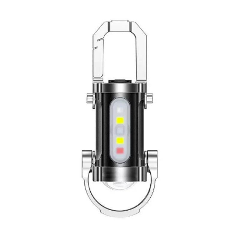 🔦 Latarka brelokowa z akumulatorem – 300 lumenów, ładowanie USB-C oraz kompaktowa, niezniszczalna konstrukcja do noszenia na co dzień (EDC)