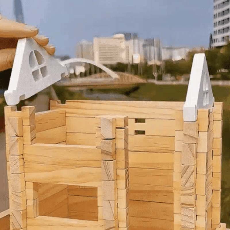 🔥🥰Edukacyjne drewniane klocki💯