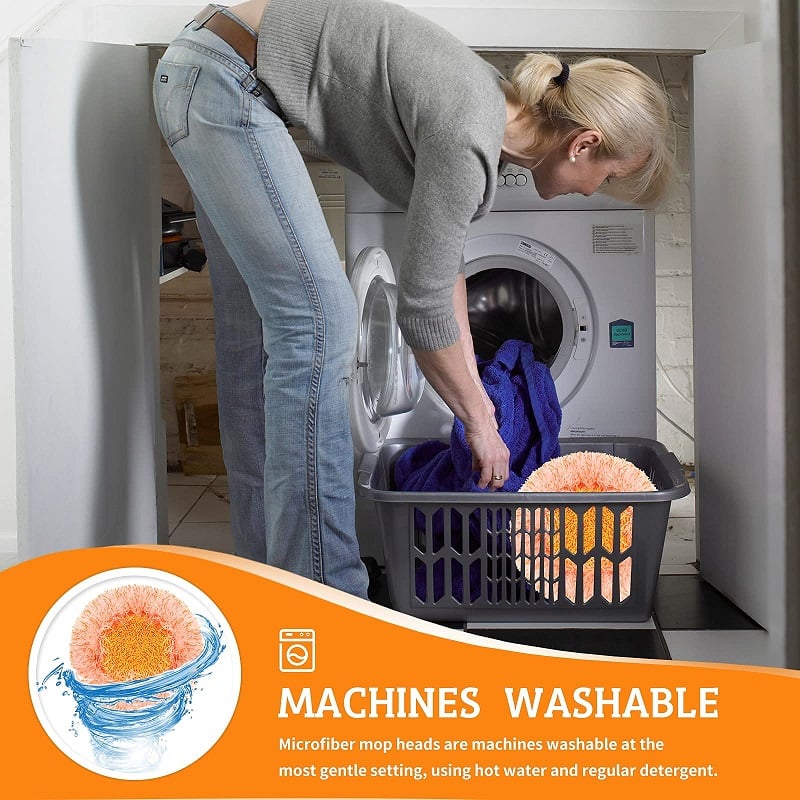 🌟 Obrotowy o 360° i regulowany mop do czyszczenia