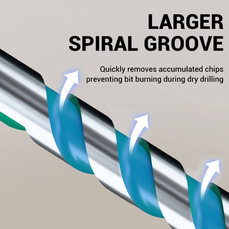 💥4-częściowy zestaw wierteł z 4-kierunkowym ostrzem ząbkowanym klasy premium