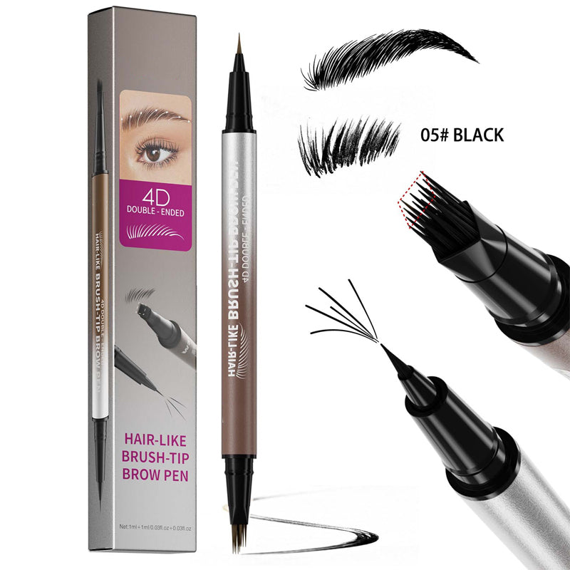💕Teraz 50% taniej! Pisak do brwi 2 w 1 (efekt 4D i włosków) – wodoodporny, dwustronny, zapewniający naturalny efekt microbladingu.