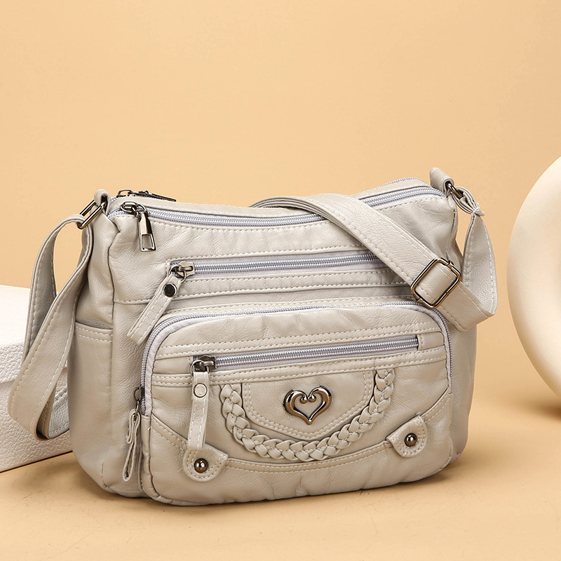 💐 50% zniżki! Miękka damska torebka na ramię z PU 👜🔑