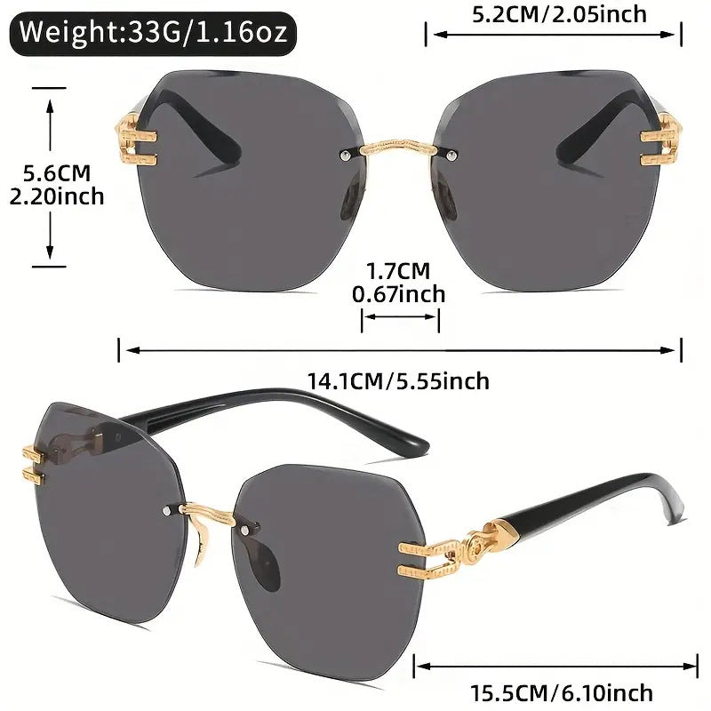 ⏳Oferta specjalna ograniczona czasowo⏰Efektowne okulary przeciwsłoneczne bez oprawek