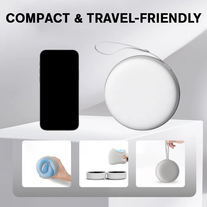 💤Poduszka podróżna na szyję z pianki memory w kształcie litery U