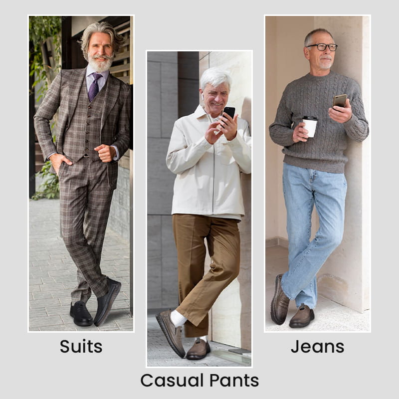 Wygodne, codzienne, skórzane buty męskie