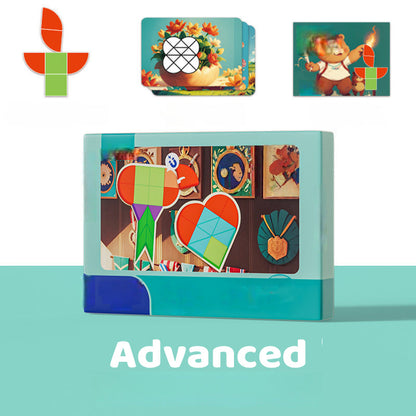 ✨ Magnetyczna układanka tangram dla dzieci — rozwijaj umiejętności! ✨