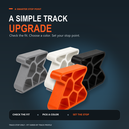 🥳Blokada drzwiowa Secure Track – amortyzuje uderzenia, ogranicza trzaskanie i chroni prowadnice. Kompaktowa konstrukcja z blokadą – pasuje do okien przesuwnych i drzwi balkonowych! 🛡️🔇