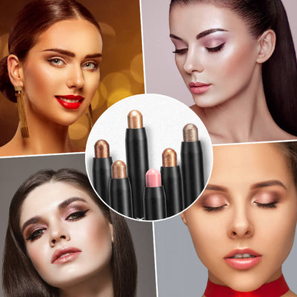 【🔥 Gorąca wyprzedaż】 2 w 1 Shimmer Eyeshadow Stick