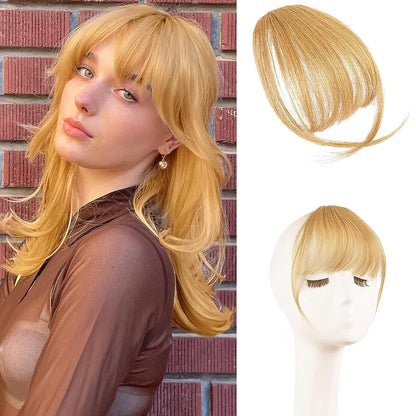 💥50% zniżki💥Przedłużanie włosów 100% Real Hair Bangs