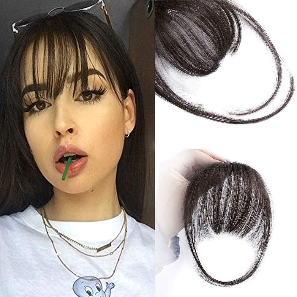 💥50% zniżki💥Przedłużanie włosów 100% Real Hair Bangs