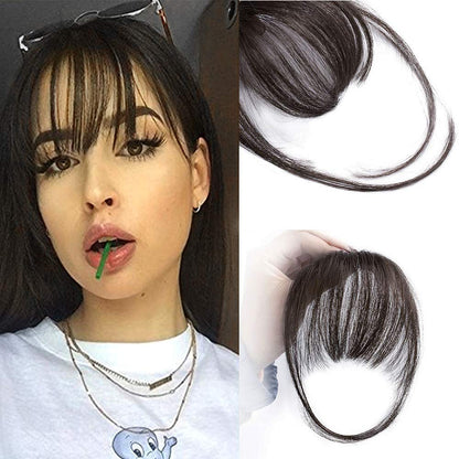 💥50% zniżki💥Przedłużanie włosów 100% Real Hair Bangs