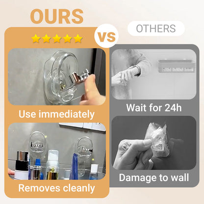 ✨Stojak do przechowywania z przyssawkami i otworem odpływowym