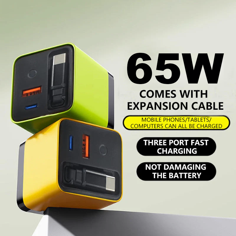 🔋 Ładowarka 65W szybkiego ładowania – 50% ZNIŻKI! OFERTA LIMITOWANA!📱✨ Podłącz i ładuj od razu – kompaktowa, wydajna i bezpieczna. Idealna do laptopów, smartfonów i tabletów.💻 Koniec z plątaniem się kabli – szybkie ładowanie w zasięgu ręki! ⚡