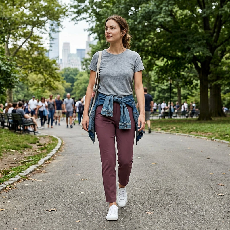 👖 Spodnie damskie z wysokim stanem – 50% ZNIŻKI! OFERTA LIMITOWANA!💃✨Lekkie, przewiewne i miękkie – dopasowany krój, wysoki stan, praktyczne kieszenie na zamek.Idealne na lato, do pracy i na co dzień. Styl i wygoda w każdym ruchu! ☀️