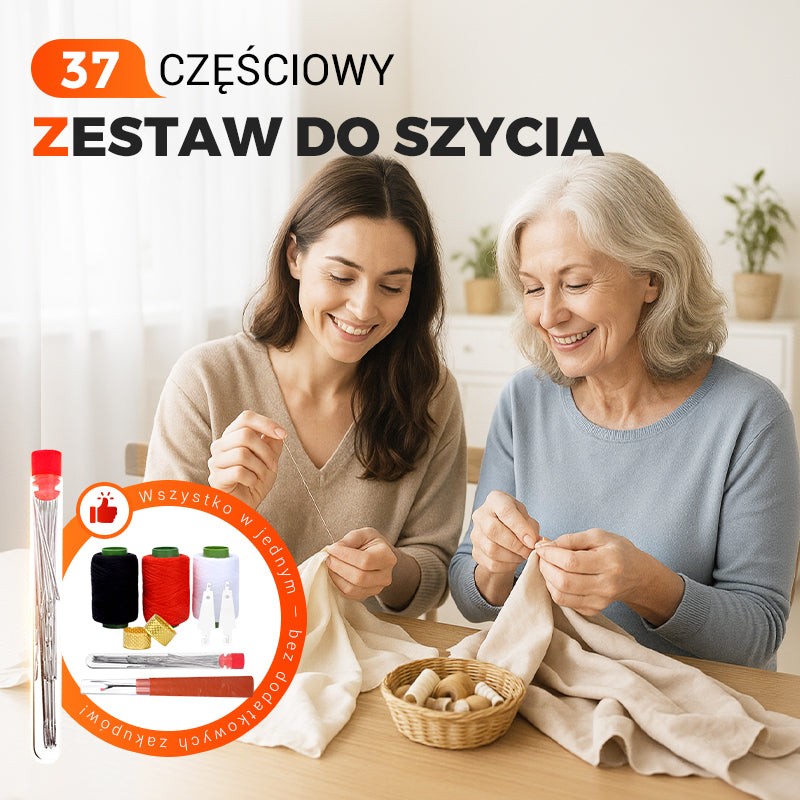 🔥🔥 Oferta za połowę ceny! 🧵 37-częściowy zestaw narzędzi krawieckich