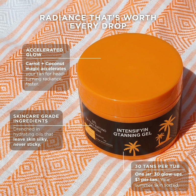 🎁 Wielka wyprzedaż – 50% zniżki, kup jeden, drugi gratis 🎁 Luksusowy, silnie działający żel brązujący
