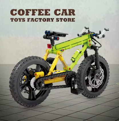 🌟🌟Fajny zestaw klocków do budowania roweru górskiego – kreatywny prezent!