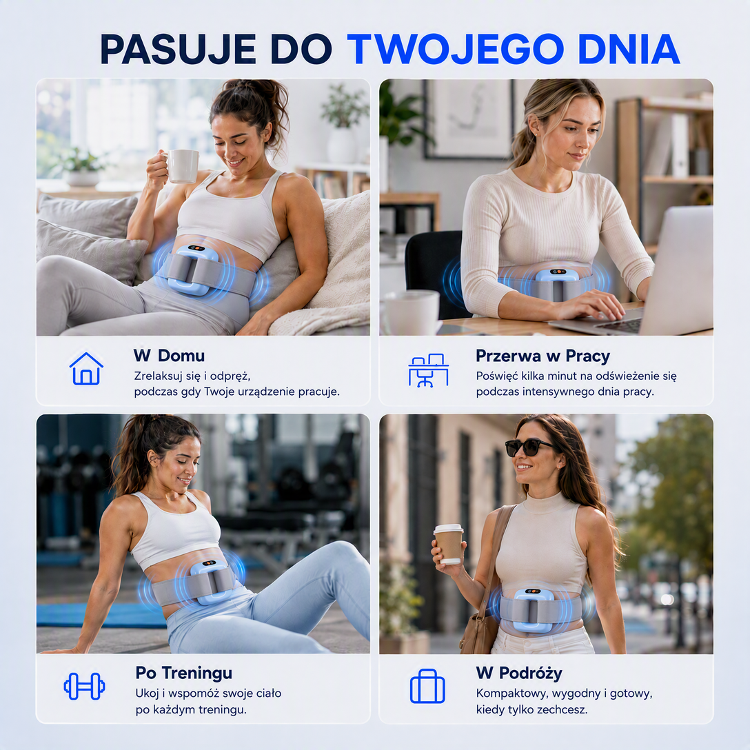 💪 TYLKO TERAZ –50%! ✨ Wielofunkcyjny pierścień do masażu powięzi całego ciała – rozluźnienie mięśni, poręczny, masaż wielu partii ciała 🧘