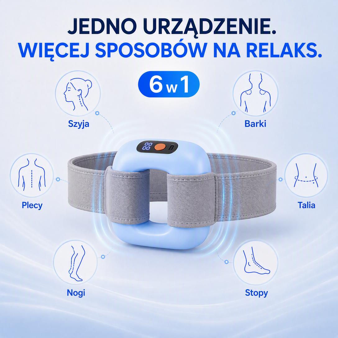 💪 TYLKO TERAZ –50%! ✨ Wielofunkcyjny pierścień do masażu powięzi całego ciała – rozluźnienie mięśni, poręczny, masaż wielu partii ciała 🧘