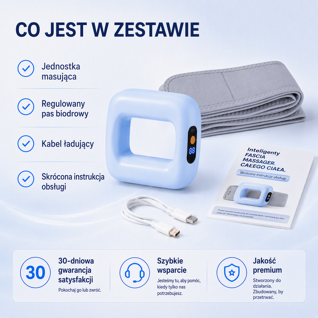 💪 TYLKO TERAZ –50%! ✨ Wielofunkcyjny pierścień do masażu powięzi całego ciała – rozluźnienie mięśni, poręczny, masaż wielu partii ciała 🧘