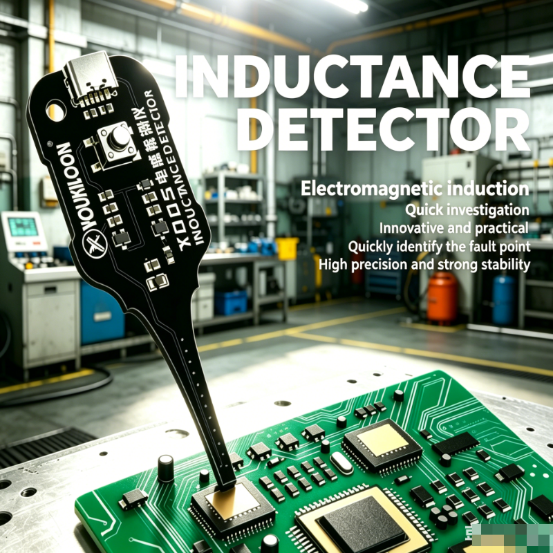 ✨ Testor indukcyjności elektromagnetycznej – Bezkontaktowa diagnostyka płytek PCB ✨