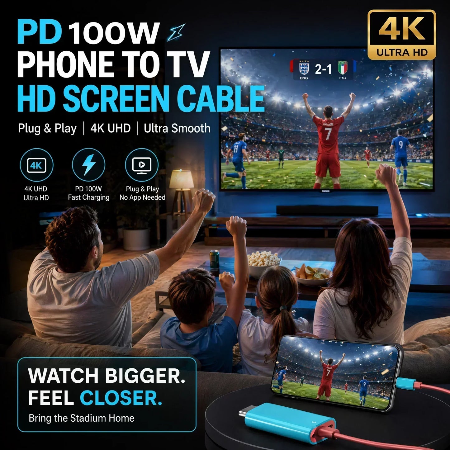 🔥Kabel adaptera USB-C na HDMI do Switch