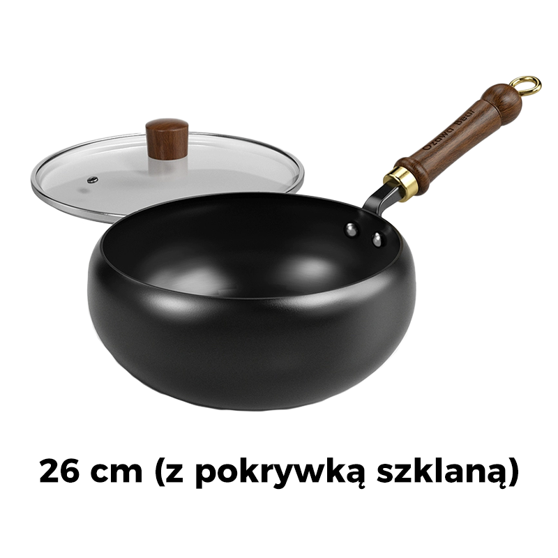 🍳🔥 Ultralekka, niepowlekana, gruba patelnia żeliwna z powłoką nieprzywierającą