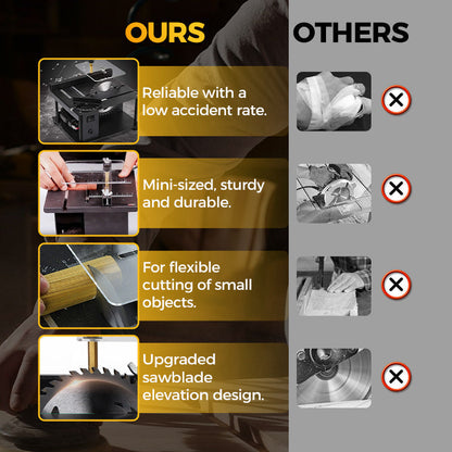 💥Super niska cena⏰Wielofunkcyjna mini precyzyjna piła stołowa