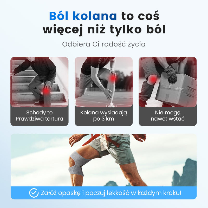 ⏰ 50% TANIEJ! 🦵 Regulowane Ochraniacze Kolan – Podwójna Ochrona i Maksymalny Komfort! 💪✨