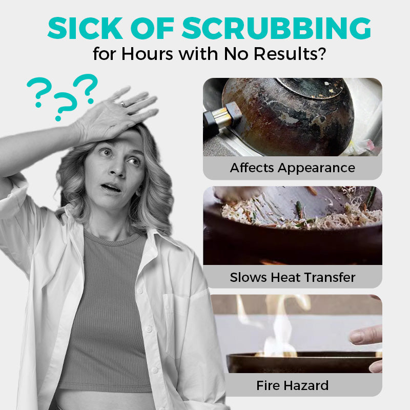 🔥Żel do czyszczenia dna naczyń kuchennych✨