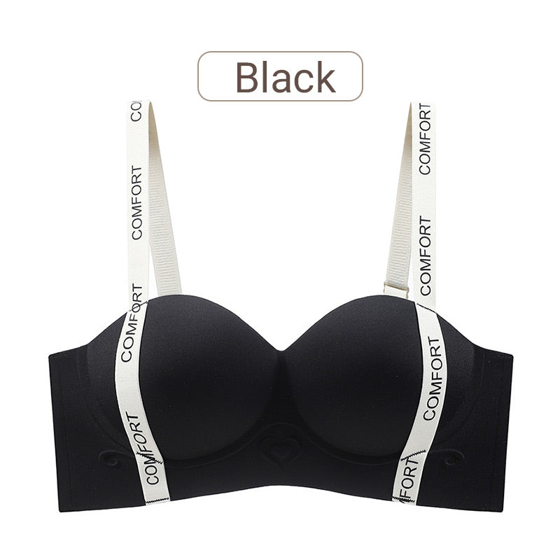 💜Limitowana wyprzedaż - 50% TANIEJ💜Damski biustonosz push-up z usztywnianymi miseczkami i bez fiszbin