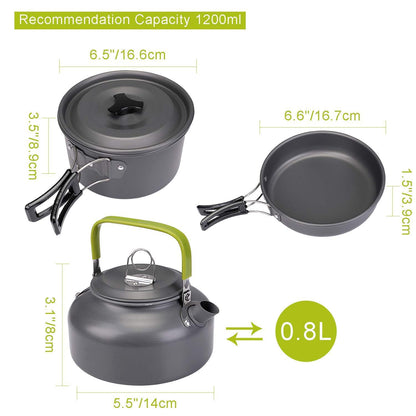 📢📢 50% ZNIŻKI !! ⏰ Kuchenka turystyczna – 5800 W, zapłon piezoelektryczny, odporna na wiatr 🔥