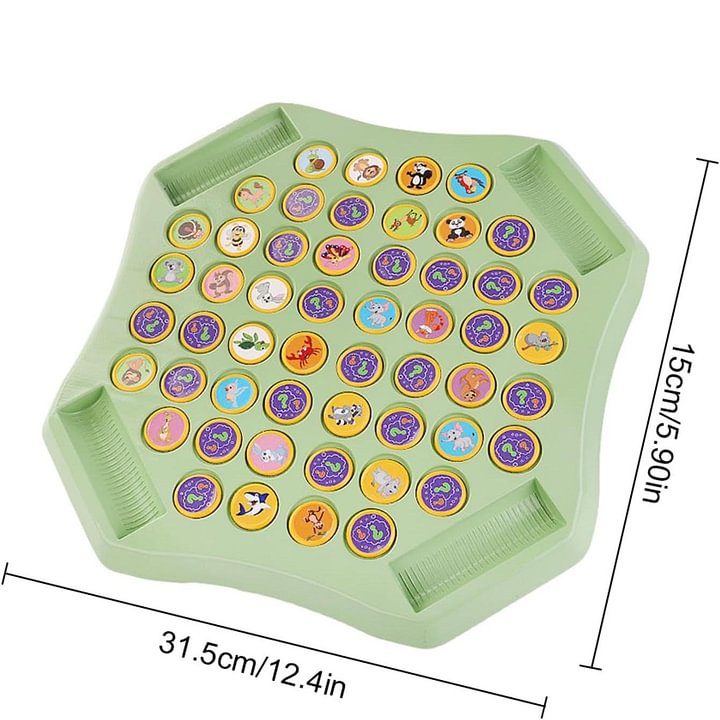 🎁Dwuosobowa gra w szachy z figurkami zwierząt dla dzieci