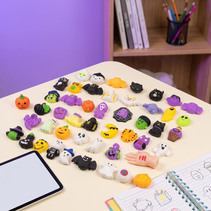 🎃 50% ZNIŻKI TERAZ! 🧸 Miękkie, ściskane zabawki squishy w halloweenowym motywie – idealne na upominki imprezowe, do klasy i na zbieranie cukierków 👻