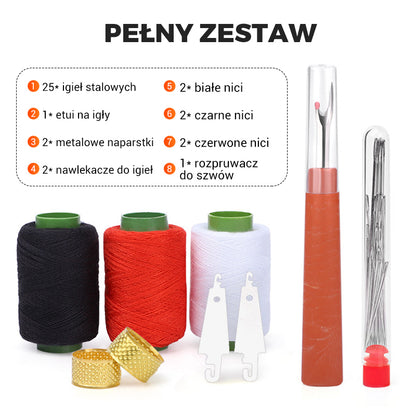 🔥🔥 Oferta za połowę ceny! 🧵 37-częściowy zestaw narzędzi krawieckich