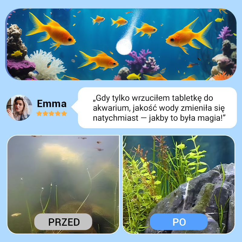 Kup 1 i dostań 2 gratis🎇Silnie działająca tabletka do oczyszczania wody w akwarium