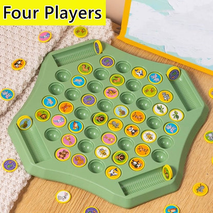 🎁Dwuosobowa gra w szachy z figurkami zwierząt dla dzieci