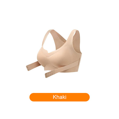 【S-XL】💕Biustonosz damski Cozy Seamless Push Up z zapięciem z przodu