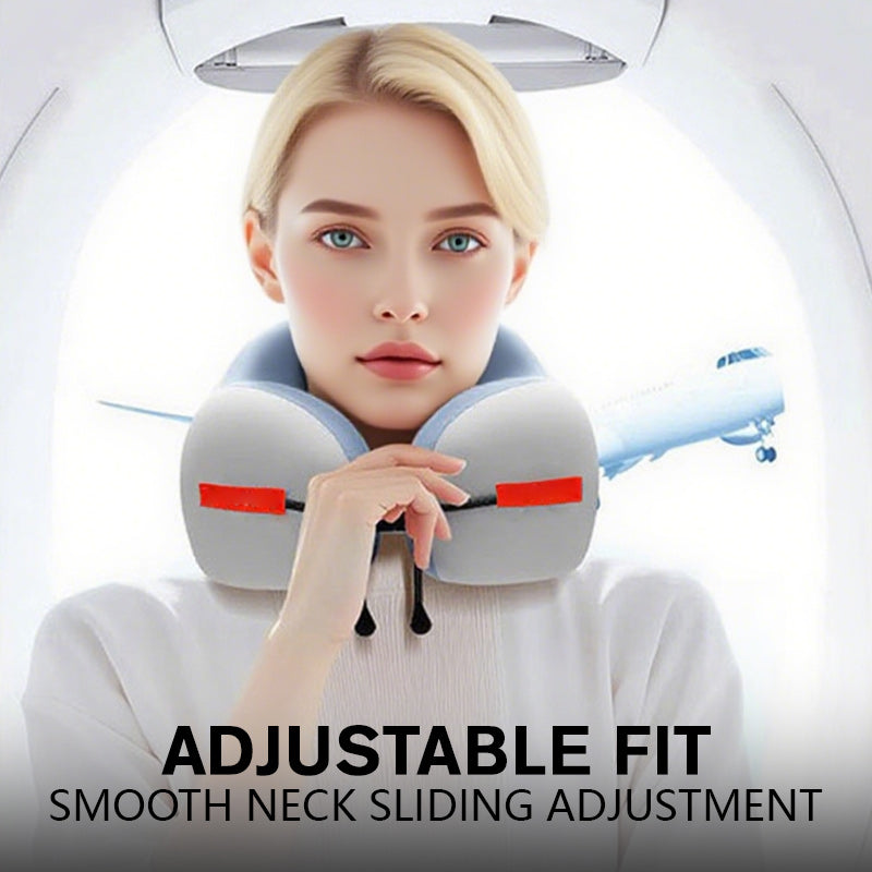 💤Poduszka podróżna na szyję z pianki memory w kształcie litery U