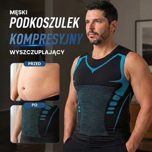 Nowa wersja koszulki bez rękawów z efektem modelującym sylwetkę