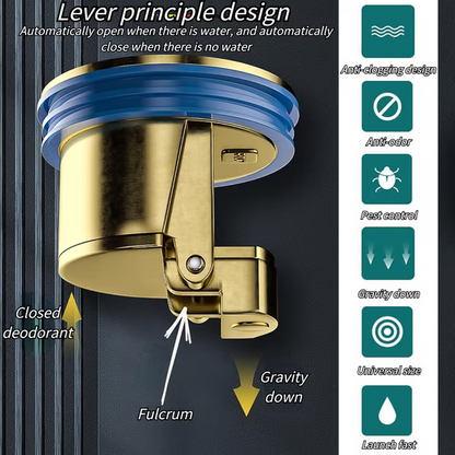 ✨ Wkładki do odpływów podłogowych z mosiężną powłoką – eliminują nieprzyjemne zapachy i zapobiegają zatorom, teraz za połowę ceny! ✨