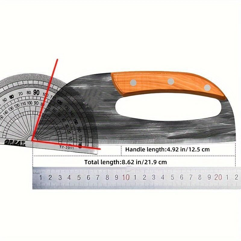 Ergonomiczny nóż kuchenny – konstrukcja z przednim uchwytem, bez wysiłku kroi warzywa i mięso. Przemyślany prezent dla domowych kucharzy. 🍅🔪
