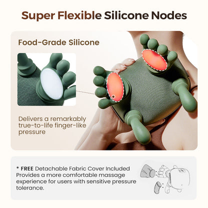 【✨Oferta ograniczona czasowo – 50% zniżki】Ciepły masażer szyi na Boże Narodzenie – inteligentny masażer z trzema prędkościami