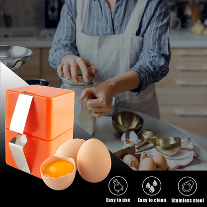 🍳Teraz 50% taniej! ✨Praktyczne narzędzie do szybkiego i czystego rozbijania jajek – idealne do wypieków