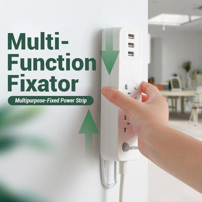 🥳2026 HOT SALE🥳💞50K+ SOLD! 🔌🪝 50% OFF! Self Adhesive Desktop Socket Fixer – 5-pack, no drilling, no wall damage. Strong adhesive holds power strips, routers & remotes – tidy cables, safe home! From £6.99! 🏠✨